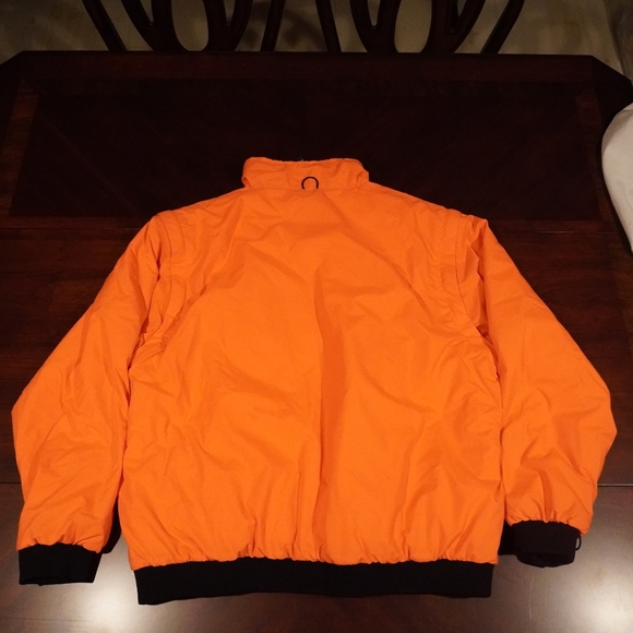 37a) REMINGTON Convertible Reversible Hunting Fleece Jacket Vest Sz. Large - Picture 8 of 12